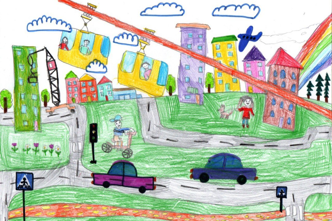 Конкурс детских рисунков «Город, где я буду жить»